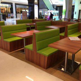 西安優質餐廳卡座沙發定做廠家